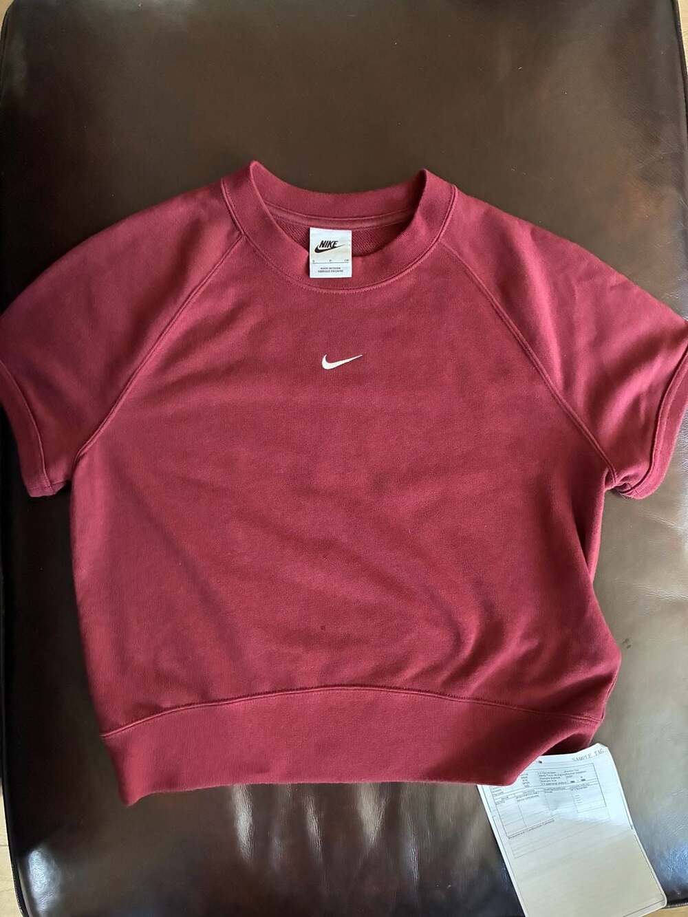 Nike Crewneck Sweatshirt -Size S-NWOT Burgundy